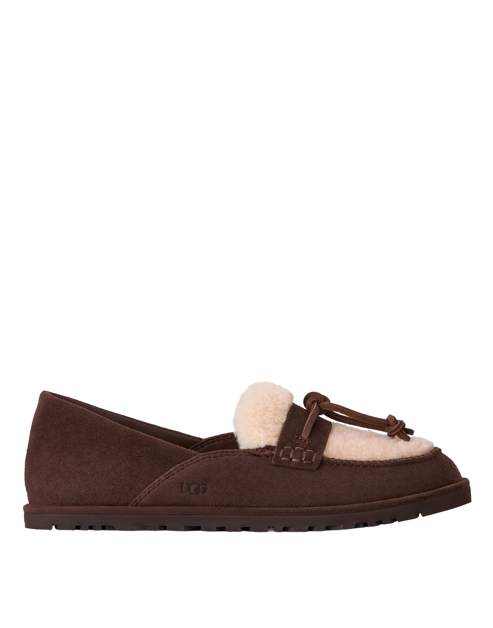 Mocassins Zora en daim UGG couleur Burnt Cedar