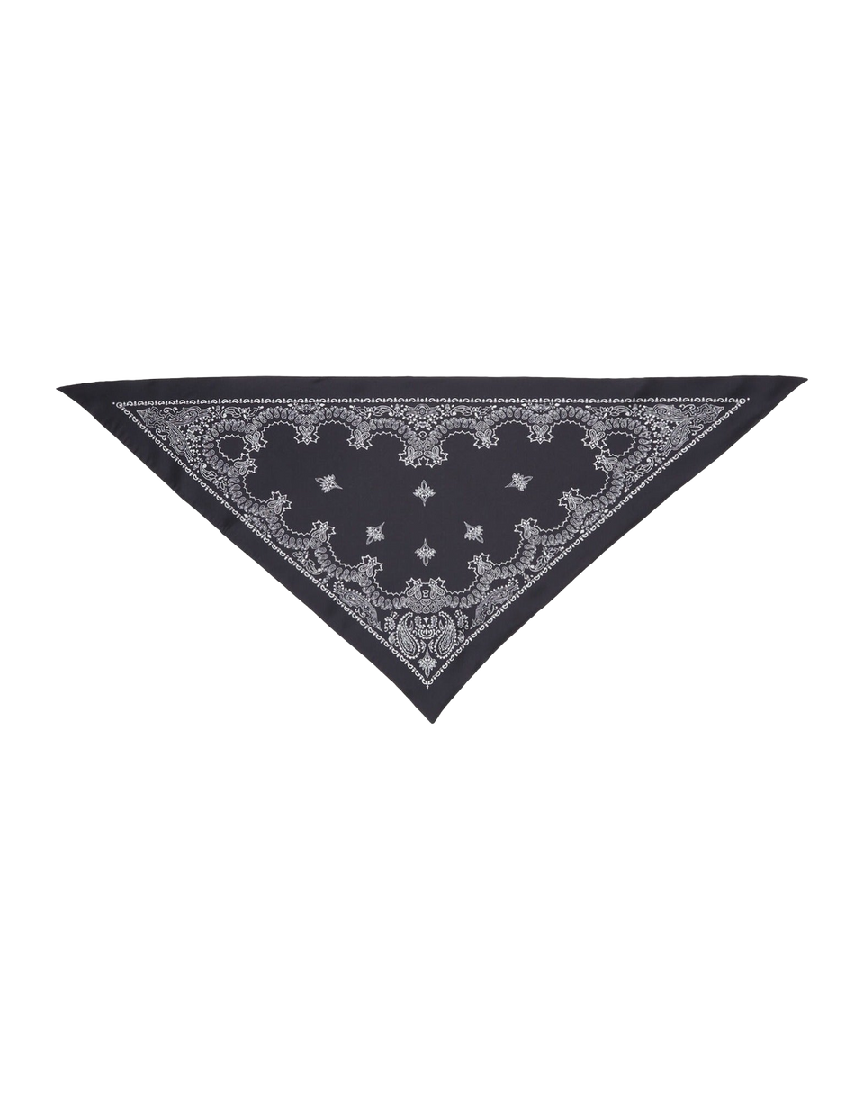 DESTIN Bandana Sens Triangolo in Seta Navy