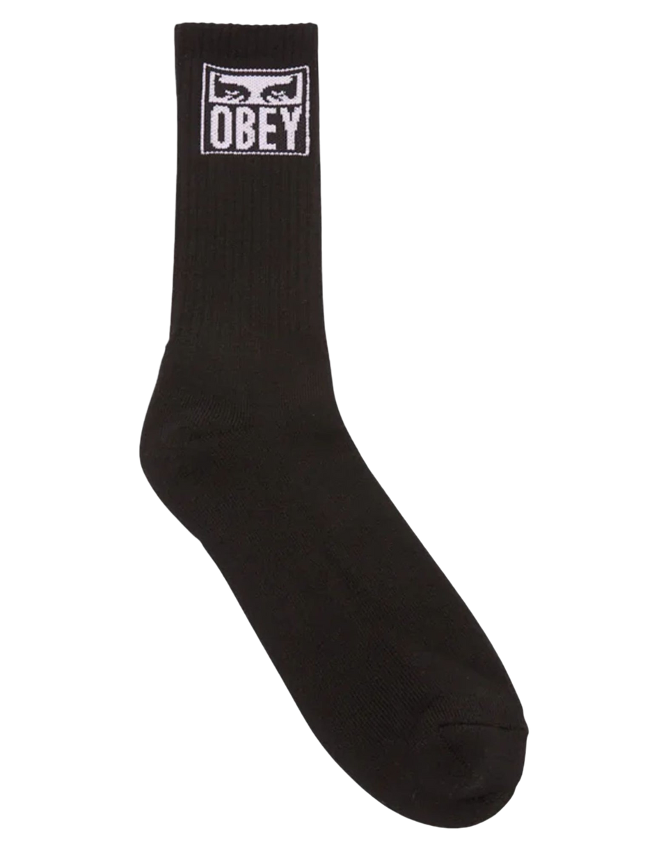 OBEY Calzini Eyes Icon a Costine Nero