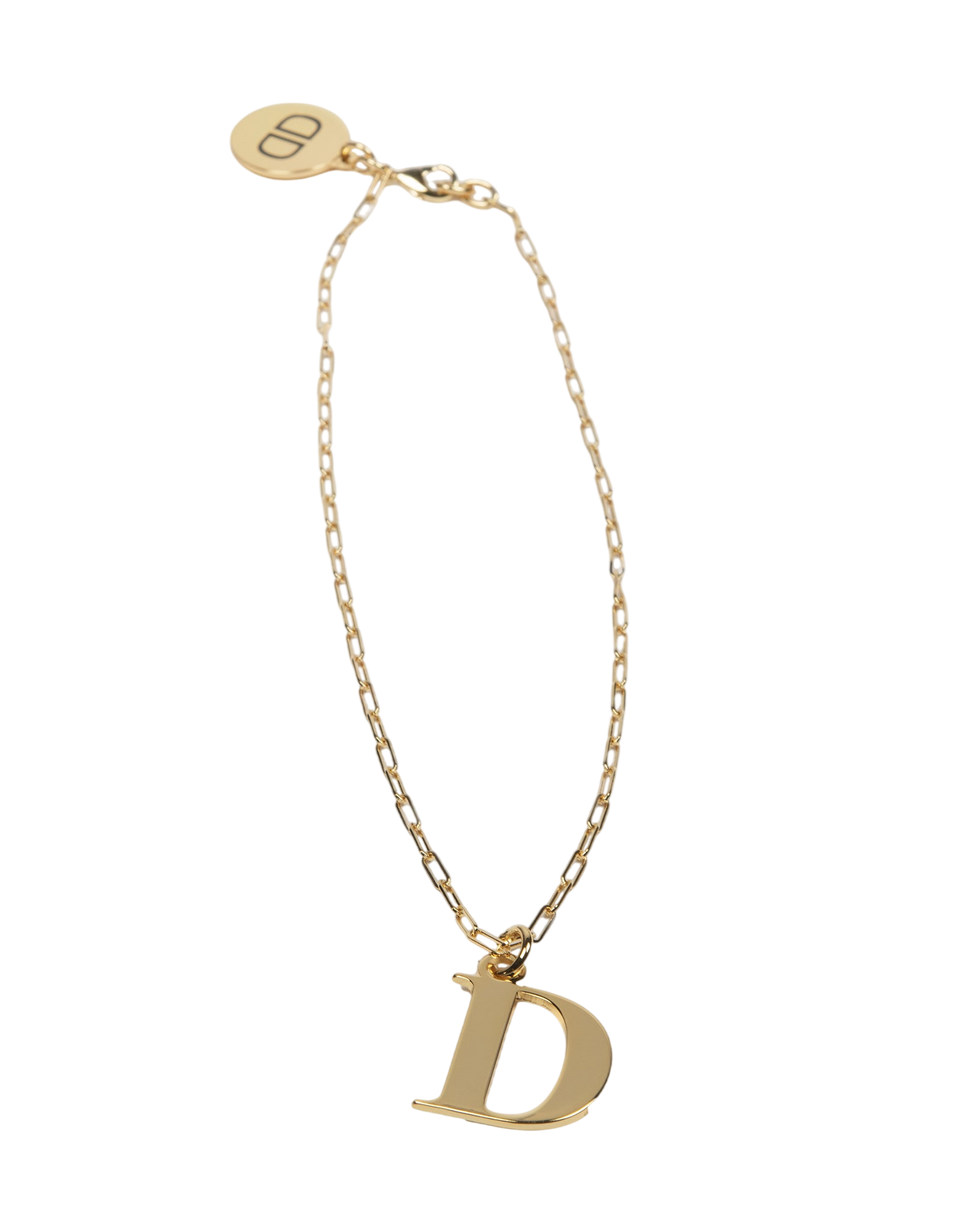 DOUUOD Collana con Lettera Personalizzata Grande