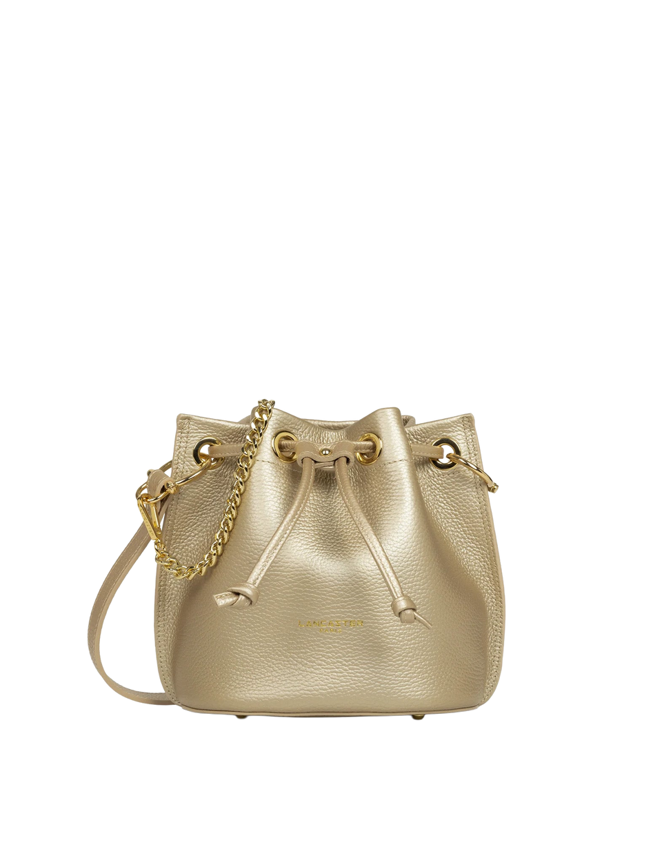 LANCASTER Petit Seau Alba Double Champagne/Nude