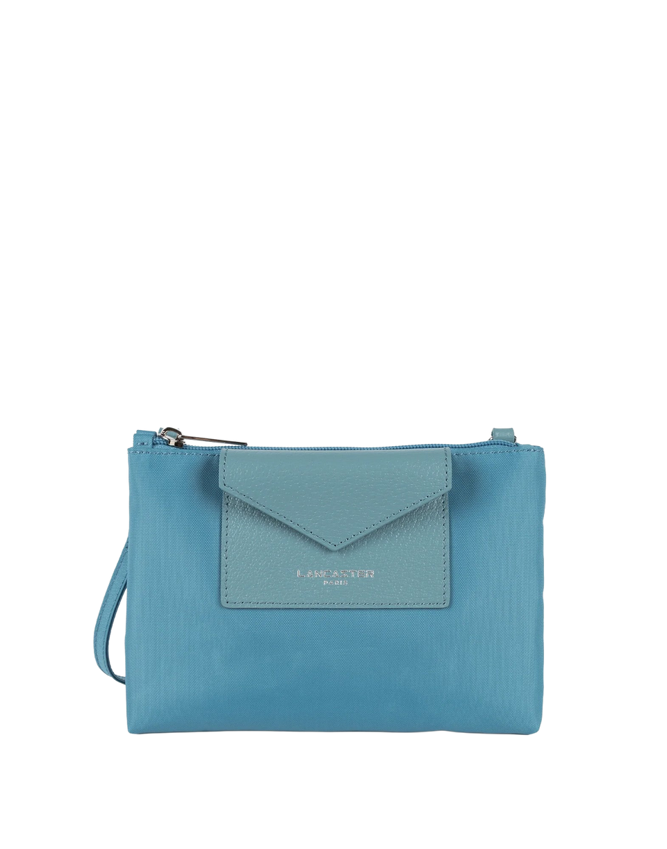 LANCASTER Petite Pochette Smart KBA Bleu Cendre