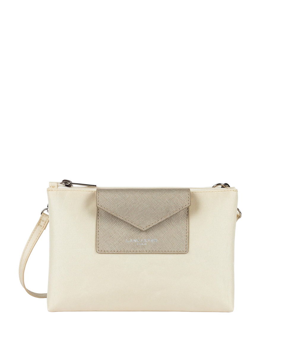 LANCASTER Pochette double Smart KBA Ivoire