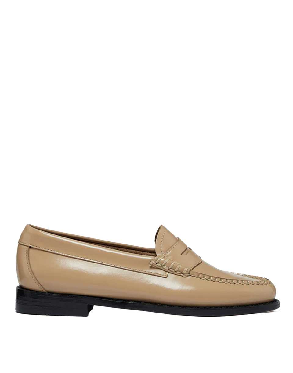 GH BASS Mocassini Weejuns Penny in Pelle Light Tan