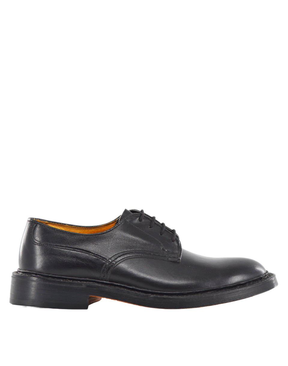 TRICKER'S Derby Andrew in Pelle Fondo Cuoio Black