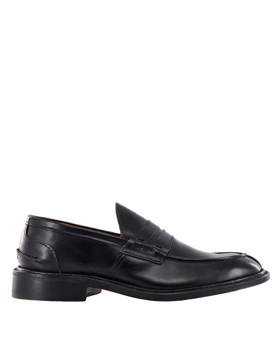 TRICKER'S James Penny Loafer in Pelle Fondo Cuoio Black