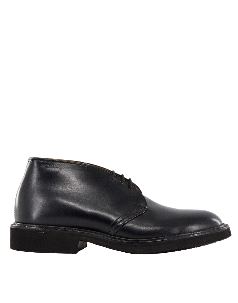 TRICKER'S Polacchino Winston in Pelle Fondo Vibram Black