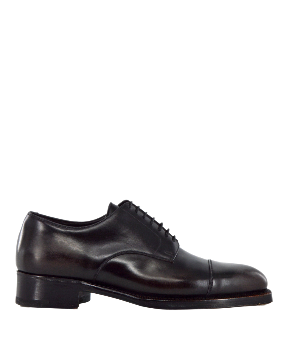 ZINTALA Derby Amleto in Pelle Nera