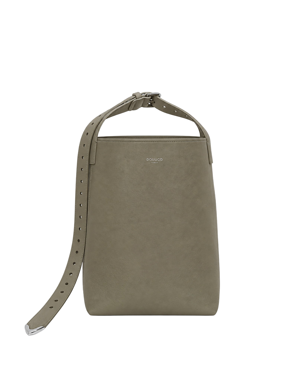 DOUUOD Sac Seau Tilla en Cuir Mousse Militaire
