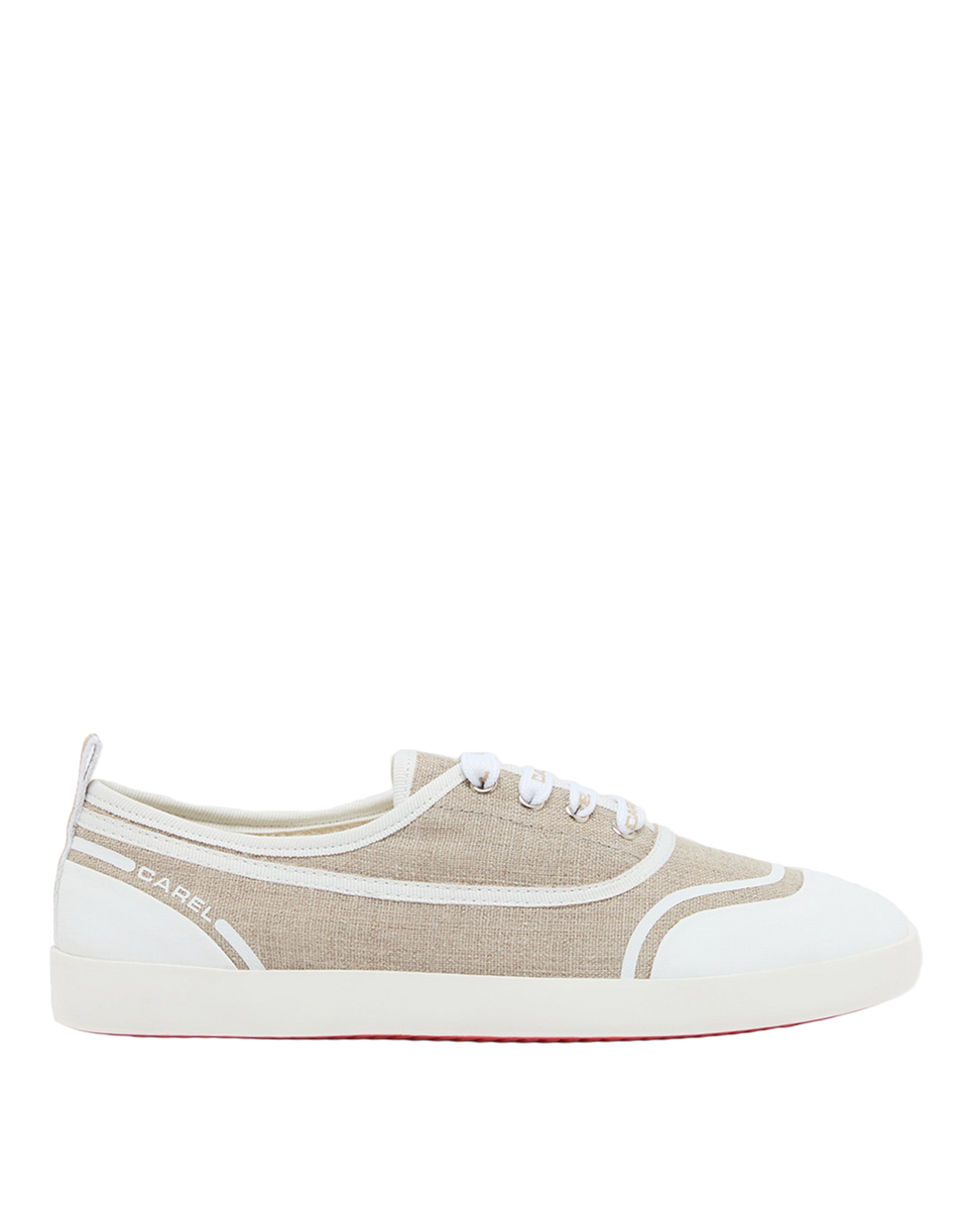 CAREL Sol Sneakers in Canvas Riciclato Beige