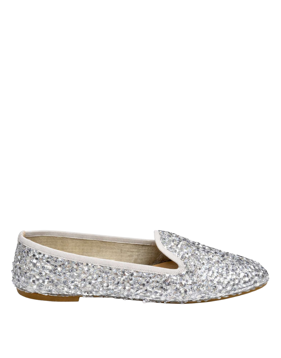 DOUUOD Slip On in Paillettes Argento