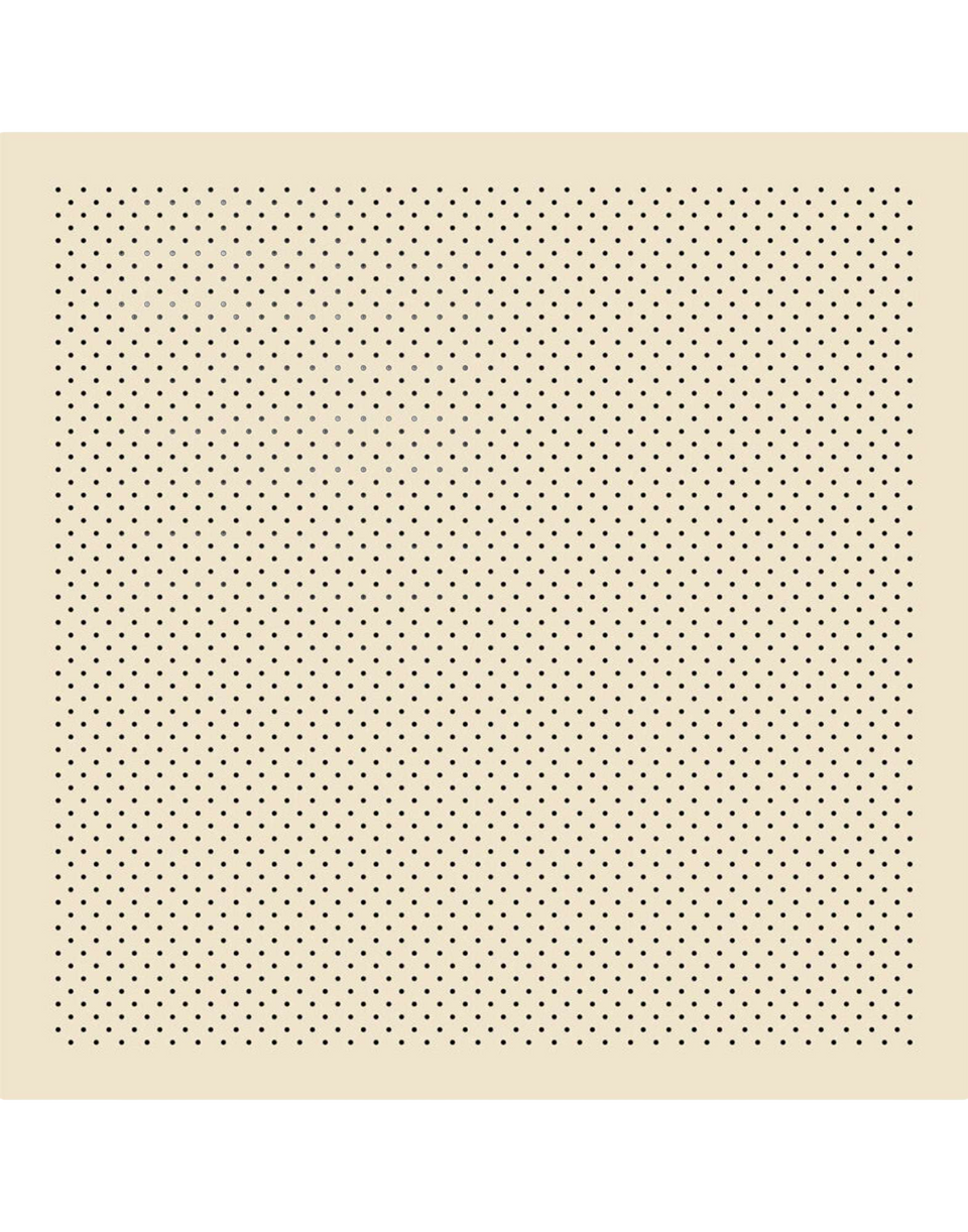 DESTIN Foulard Pino a Pois in Modal e Seta Cream