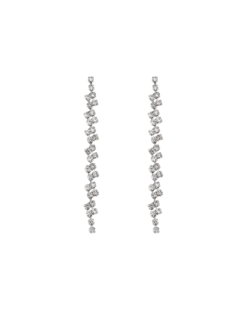 FORTE FORTE Boucles d'oreilles pendantes à cristaux