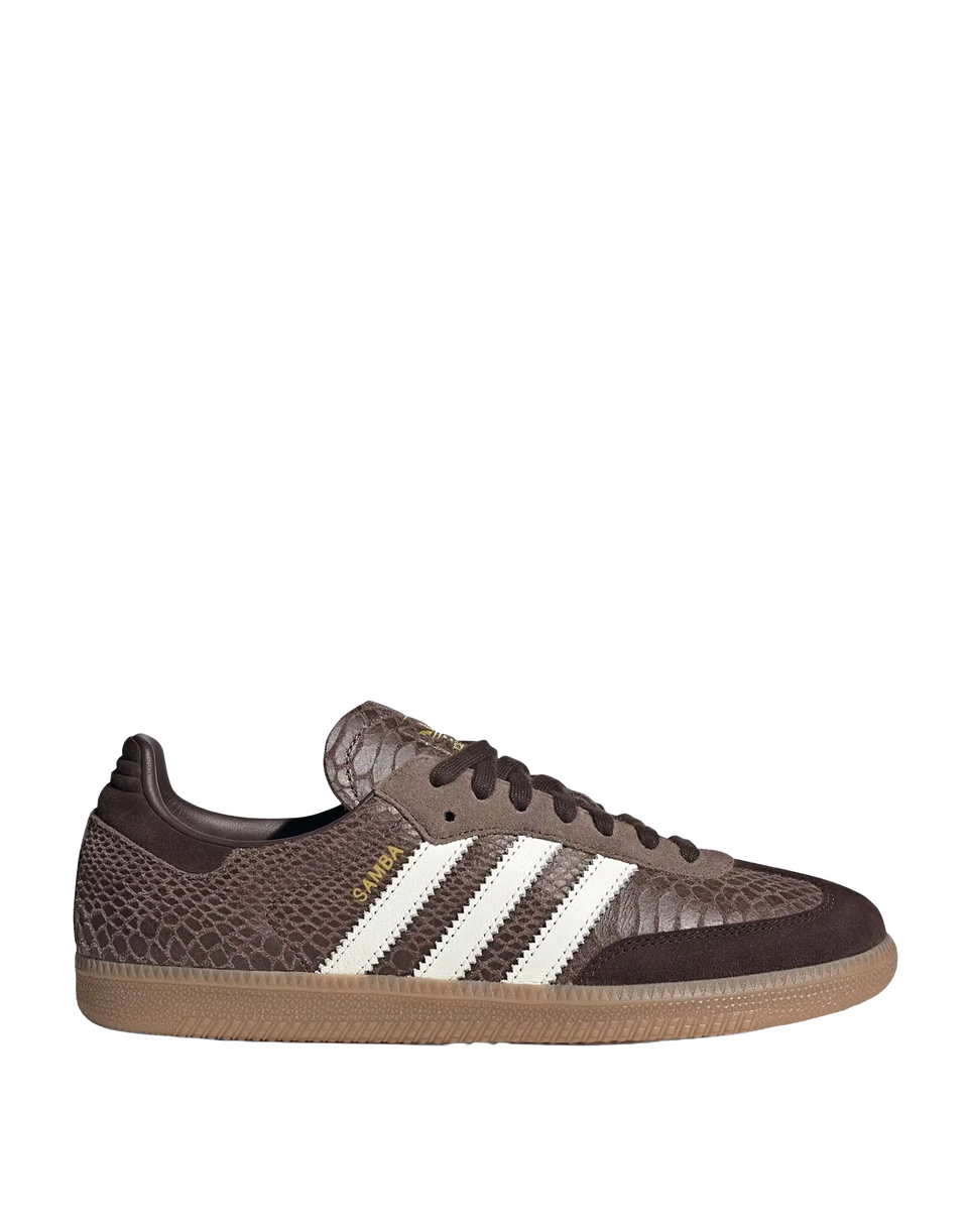 ADIDAS Sneakers Samba OG Brown / Earth Strata / Off White
