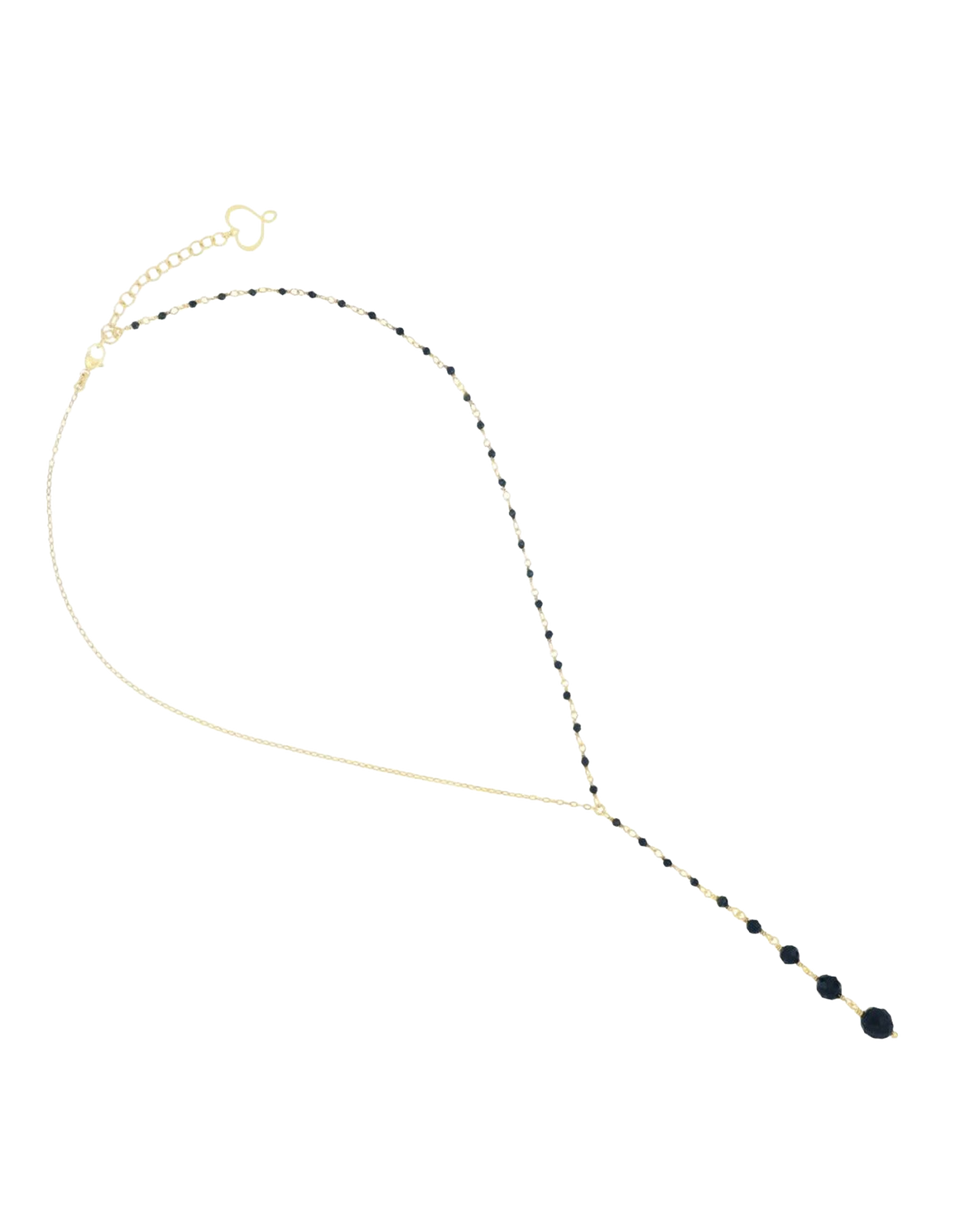 MAMAN ET SOPHIE Collier ras de cou Onda Nera avec pendentif en argent