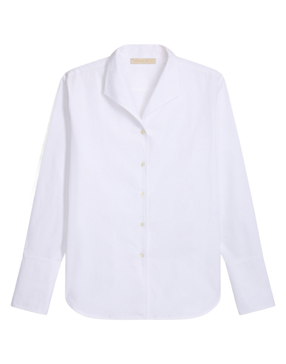 VANESSA BRUNO Chemisier Hugo en coton blanc