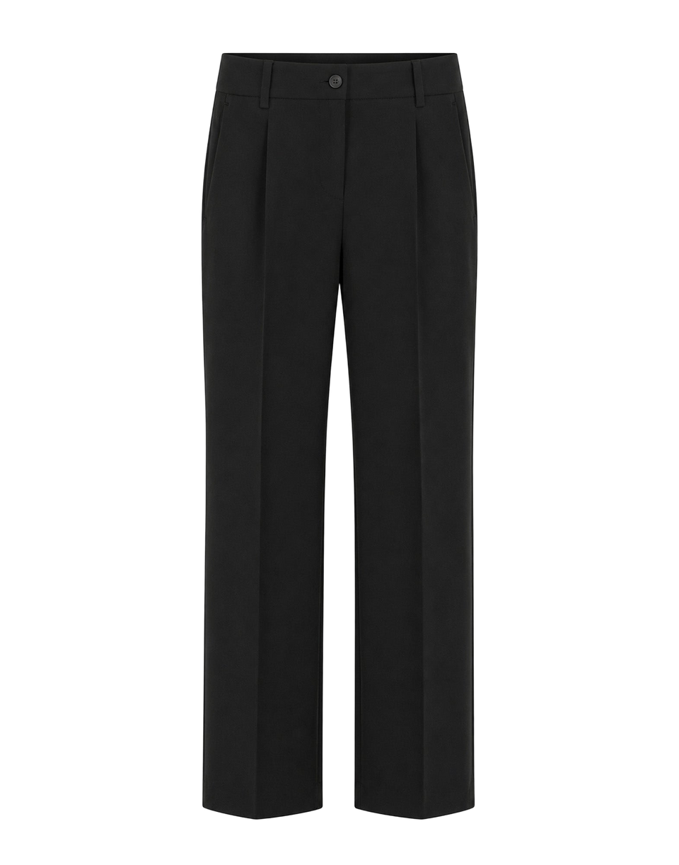 ALBERTO BIANI Pantaloni Dritti in Cady Giapponese Neri