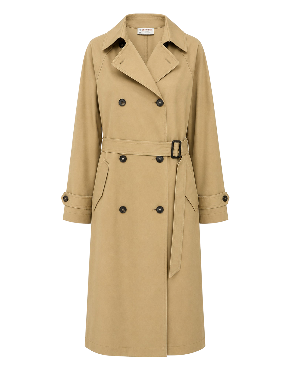 ALBERTO BIANI Trench croisé kaki