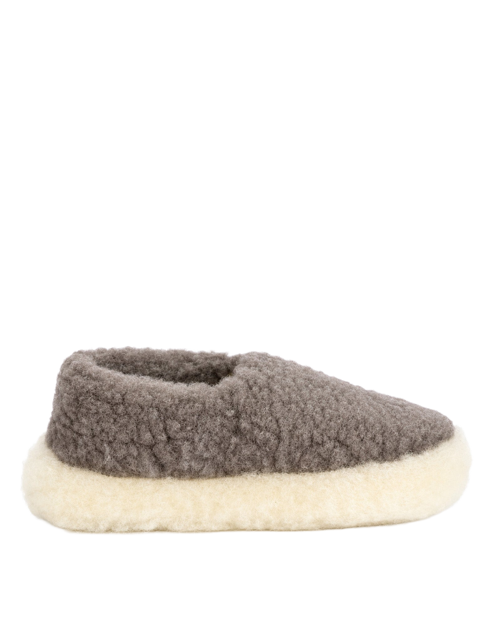 COLDBREAKER Pantofole Siberia in Lana Merino Mouse
