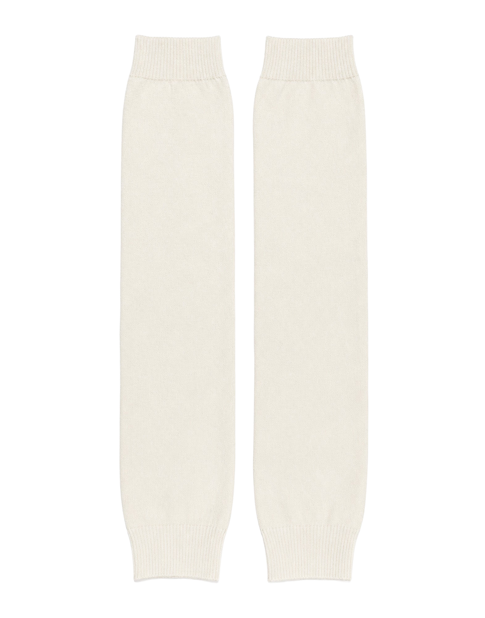 ALBERTA FERRETTI Manchons en laine mérinos extrafine blancs