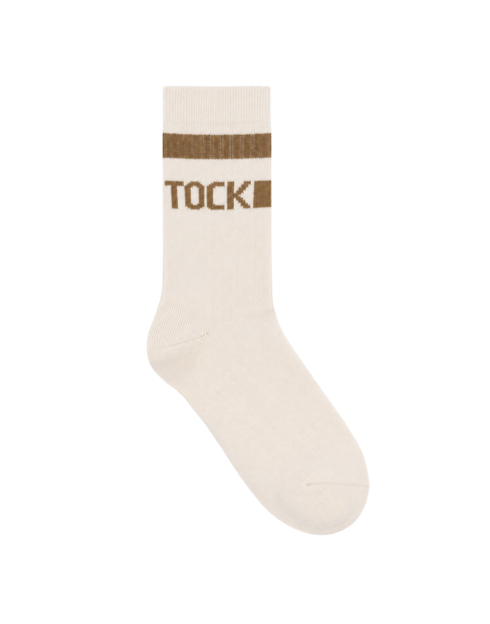 BIRKENSTOCK Tennis Socks in Cotone Eggshell