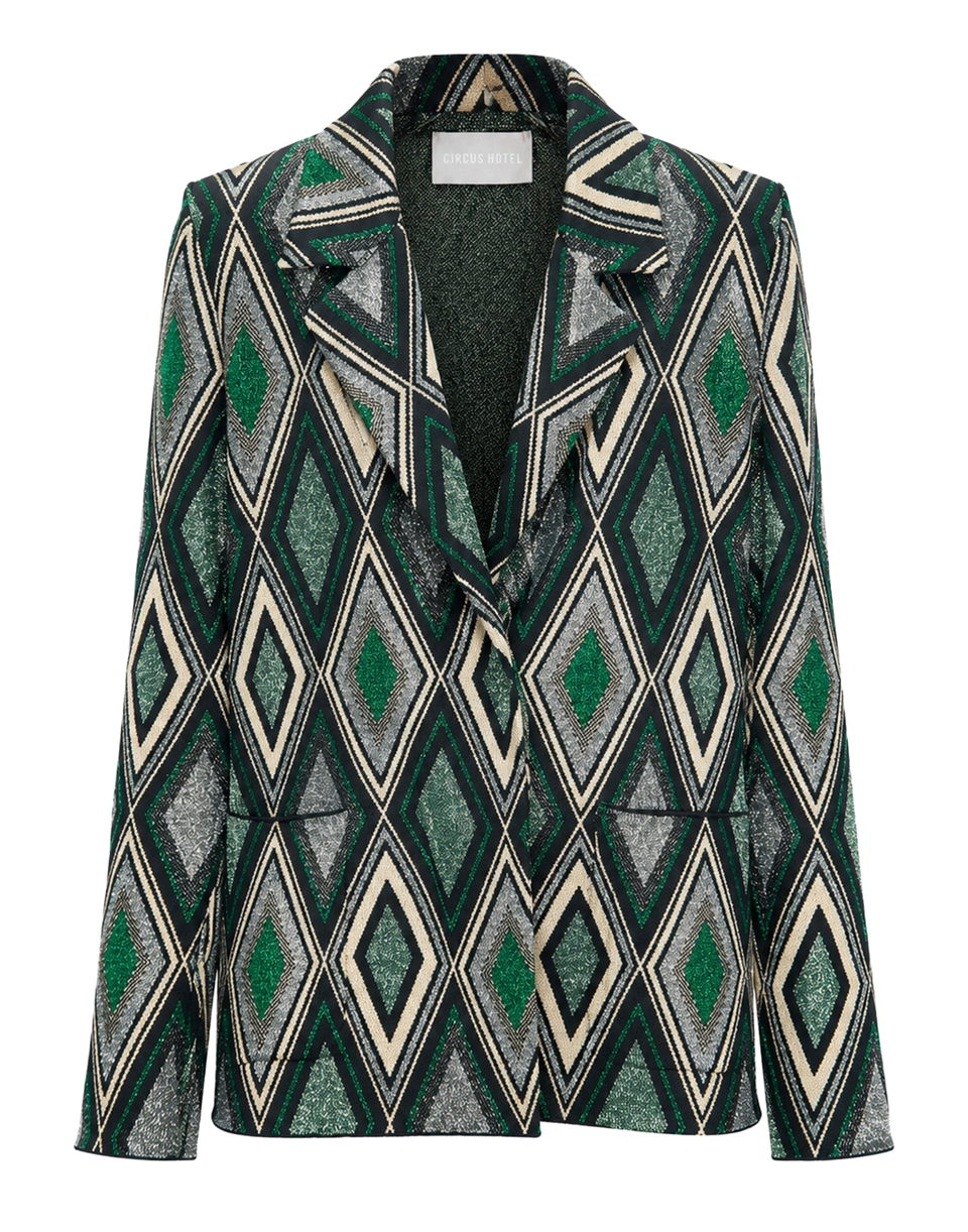 CIRCUS HOTEL Giacca Blazer in Jacquard Lamé