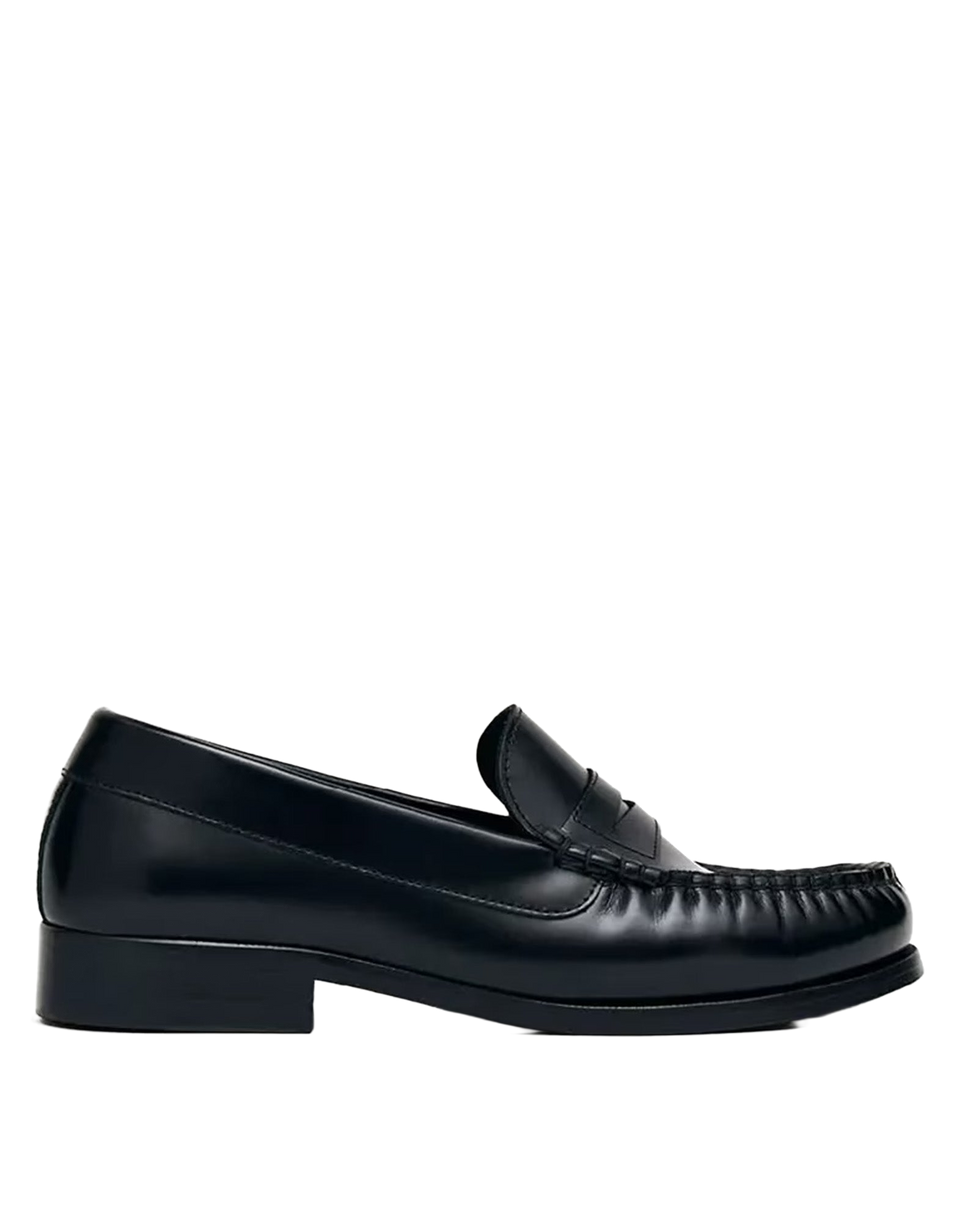 ALOHAS Mocassini Rivet in Pelle Neri