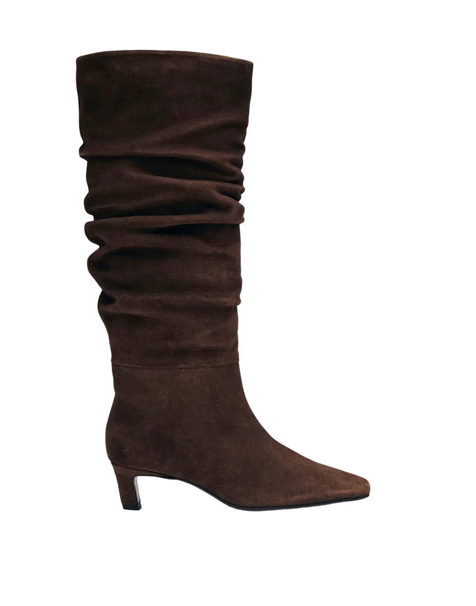 ALOHAS Stivali Kalila in Suede Marrone