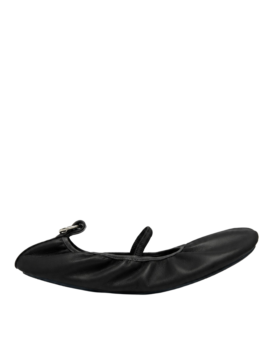 ALOHAS Ballerine Naira Barefoot in Pelle Nere