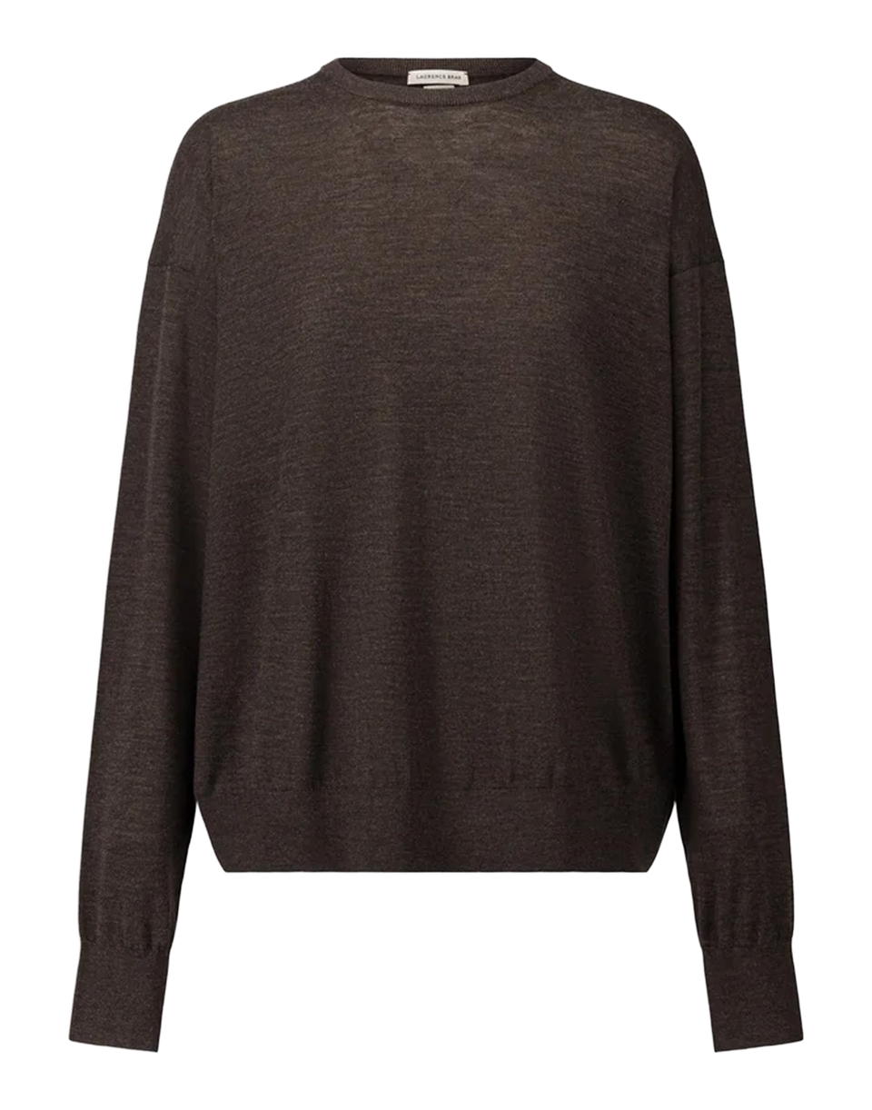 LAURENCE BRAS Maglione in Lana Marrone
