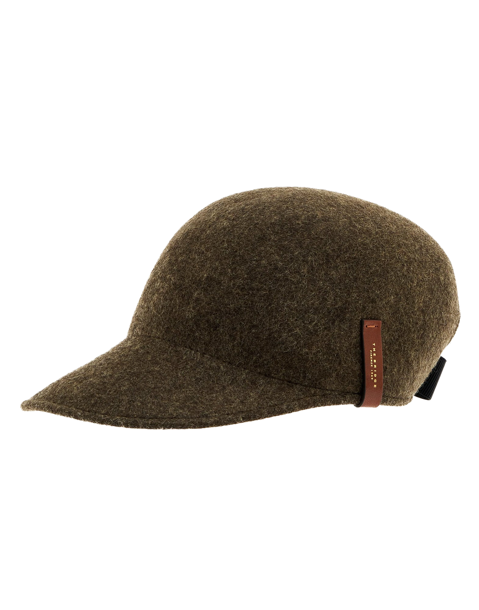 THE BRIDGE Cappellino con Visiera in Lana Moka