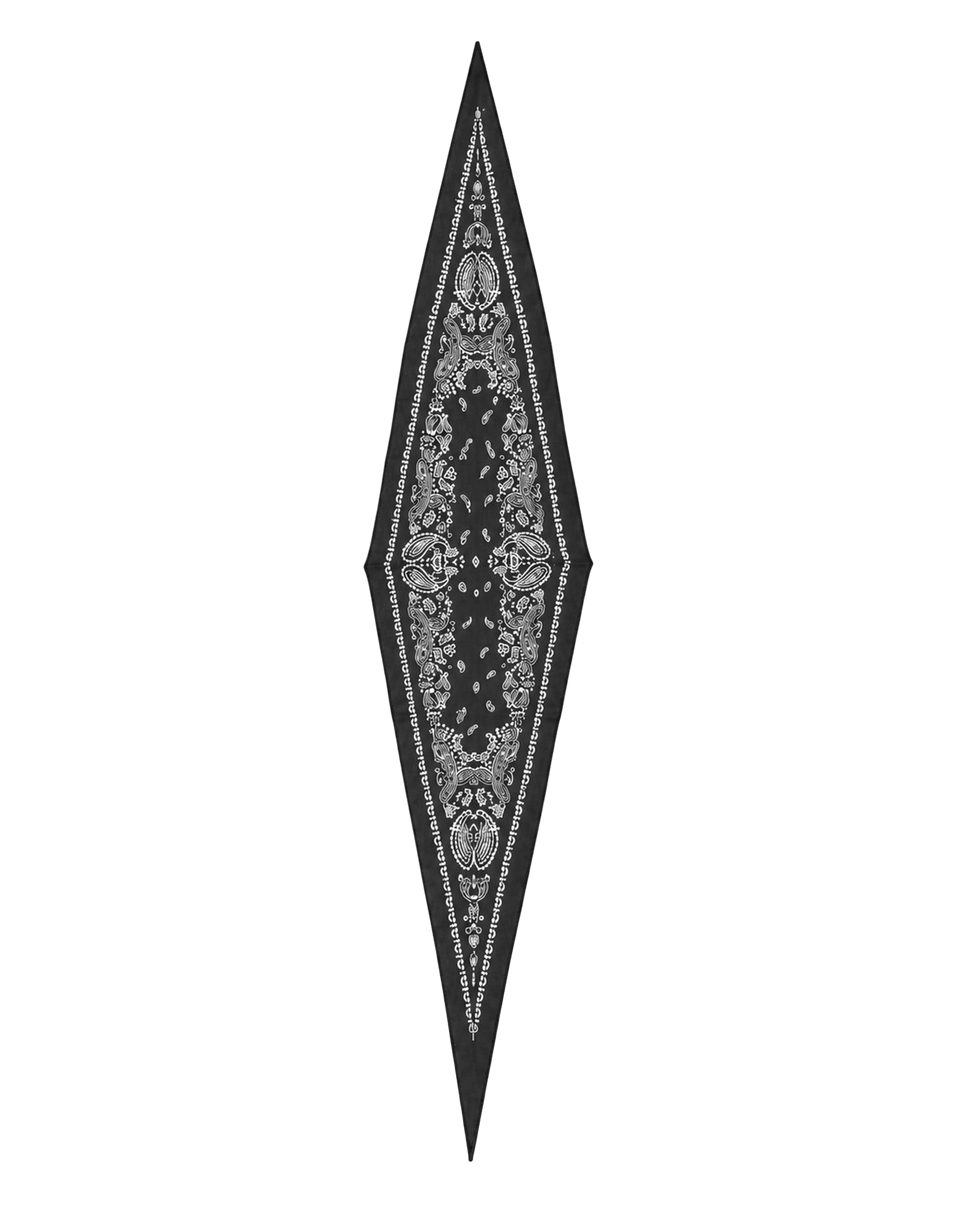 Bandana Paisley DESTIN en modal et cachemire noir