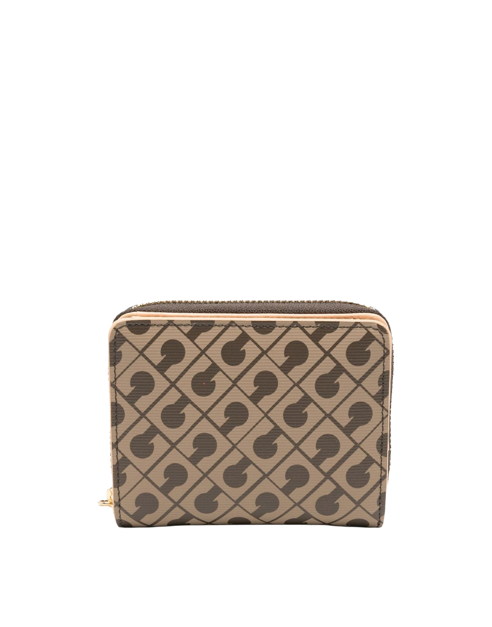 GHERARDINI Portafoglio Small con Zip in Millerighe Vacchetta