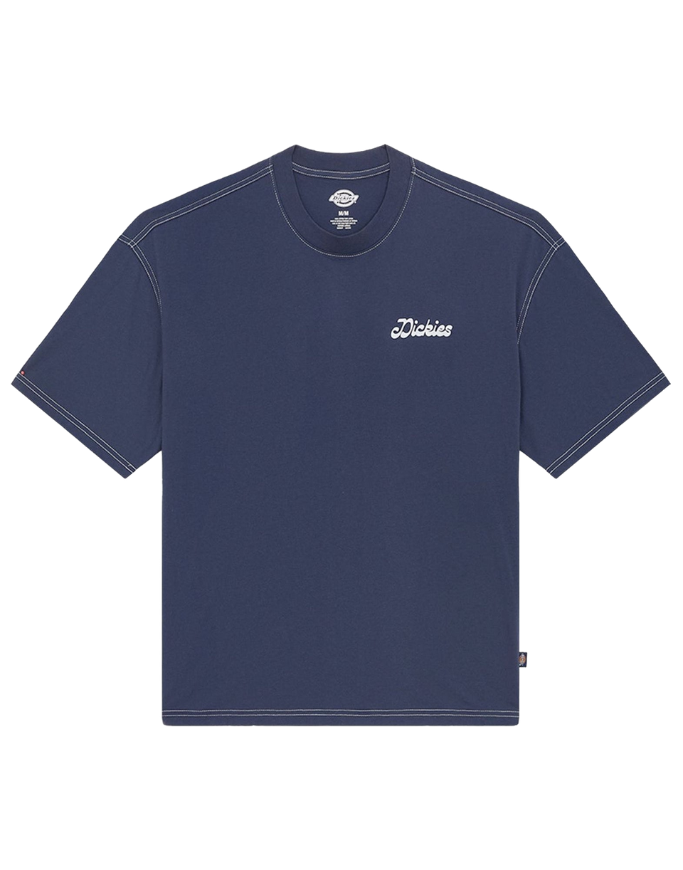 DICKIES T-shirt Cornville con Stampa Navy