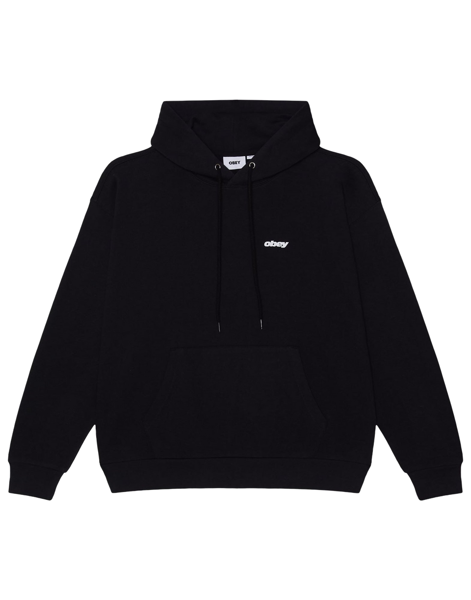OBEY Felpa League con Cappuccio Nero