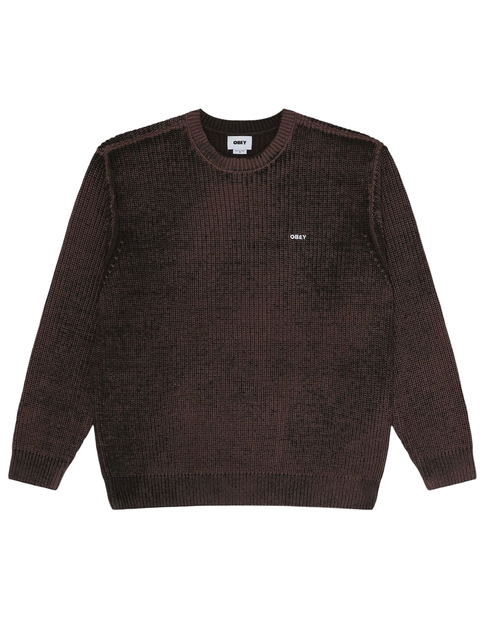 OBEY Maglione Spray Effect Girocollo Morel Multi