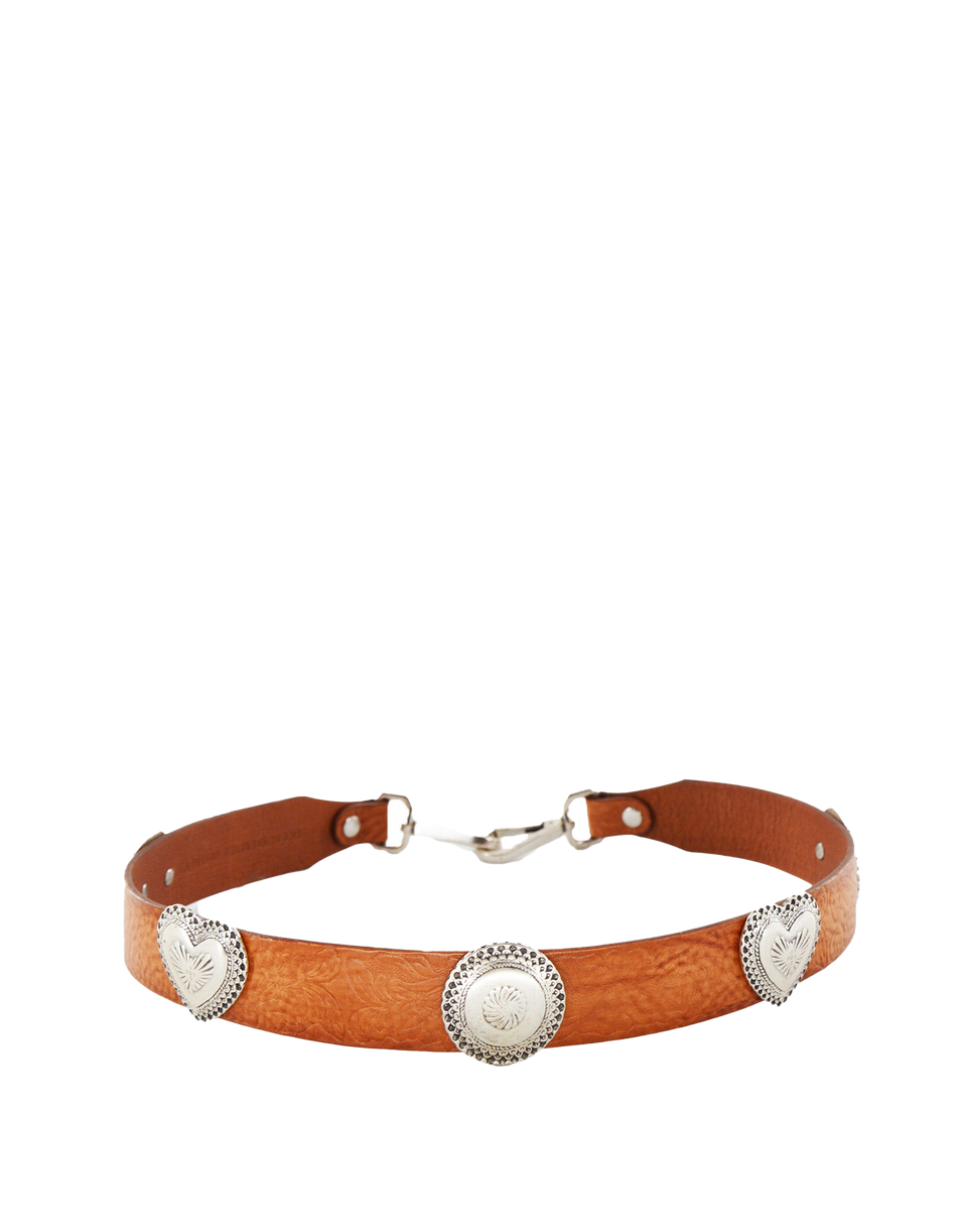 DOUUOD Bandoulière en cuir avec clous en forme de cœur