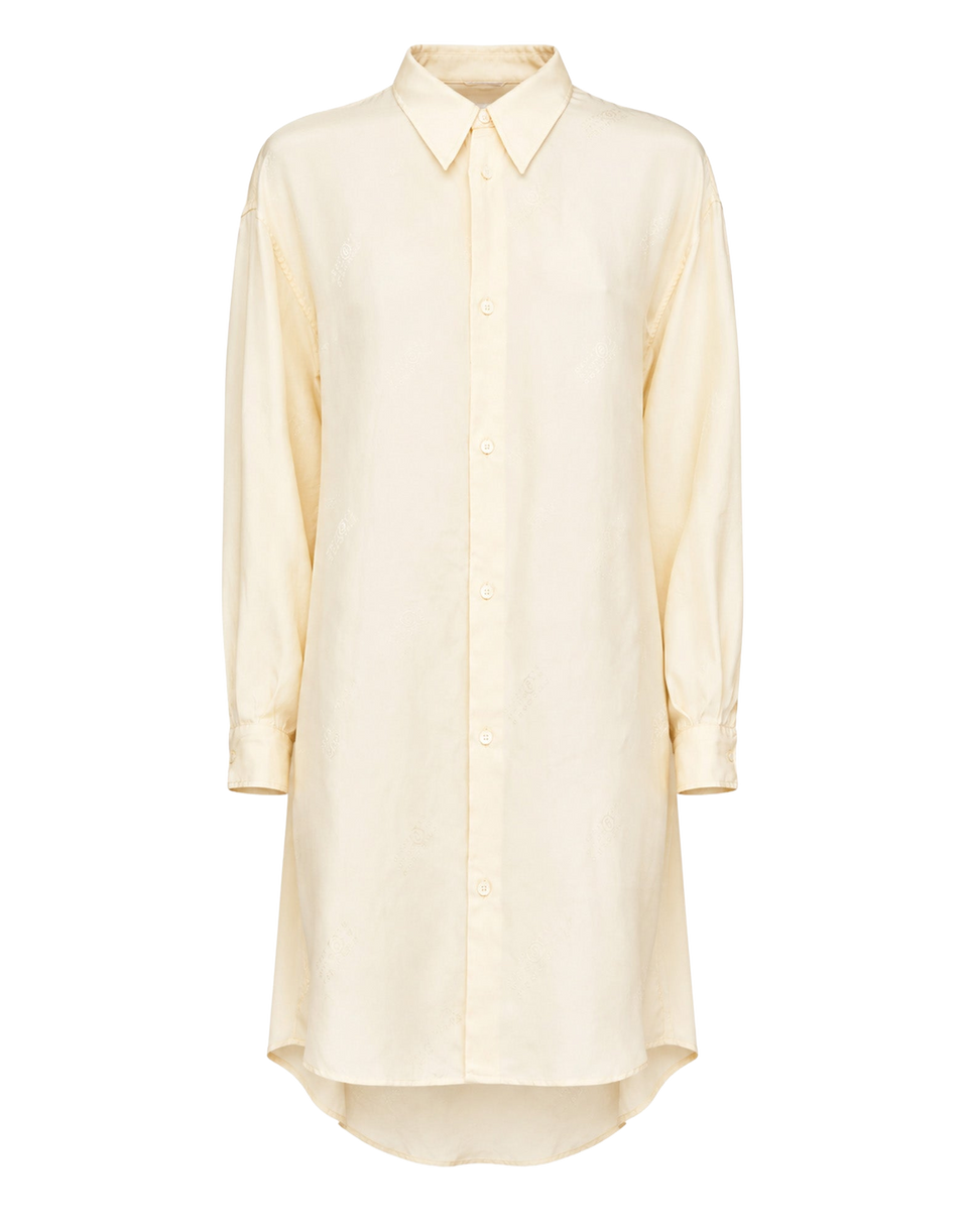 MM6 MAISON MARGIELA Abito Camicia con Numeric Signature