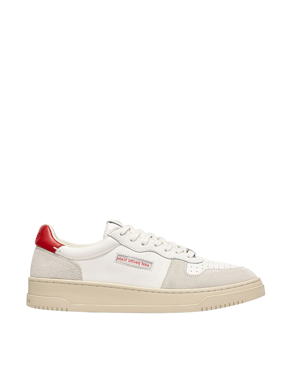 EPT Sneakers Court Suede Off White/Tofu/Red