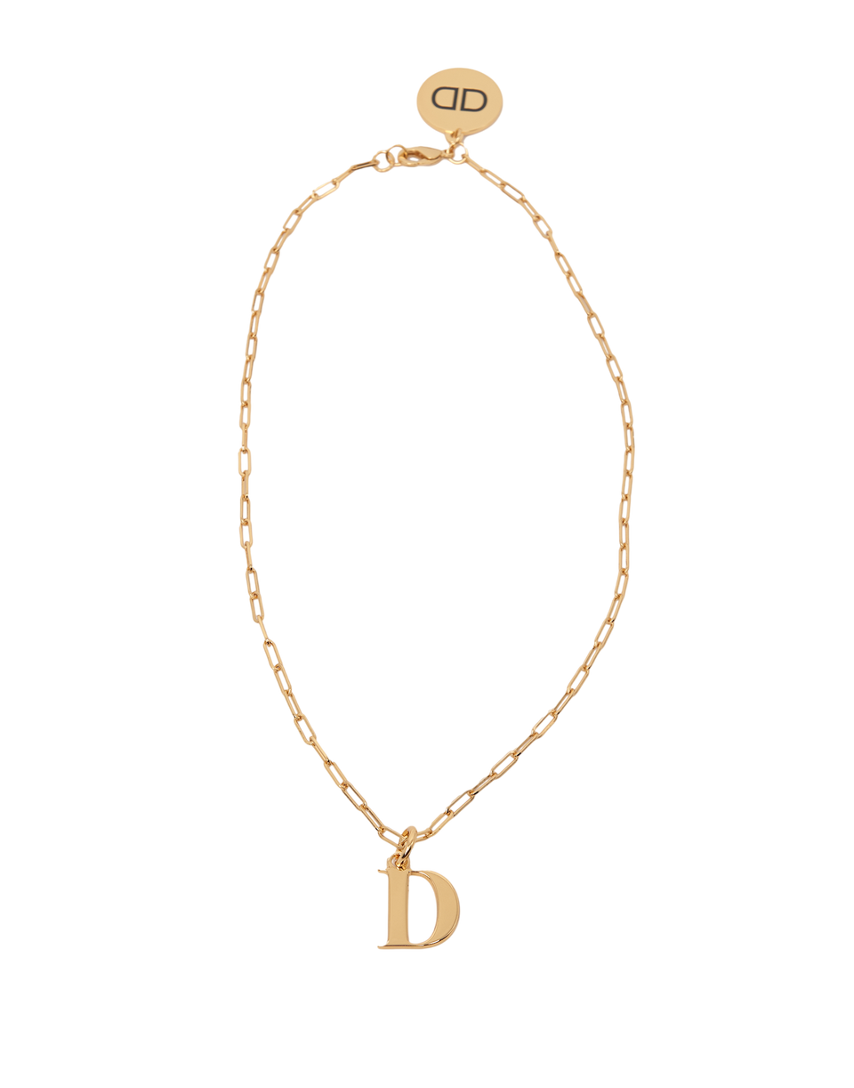 DOUUOD Collier avec Lettre Personnalisée Petite