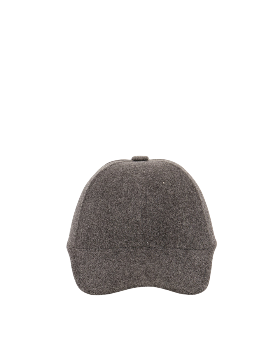 DOUUOD Cappello in Lana con Visiera Grigio Melange