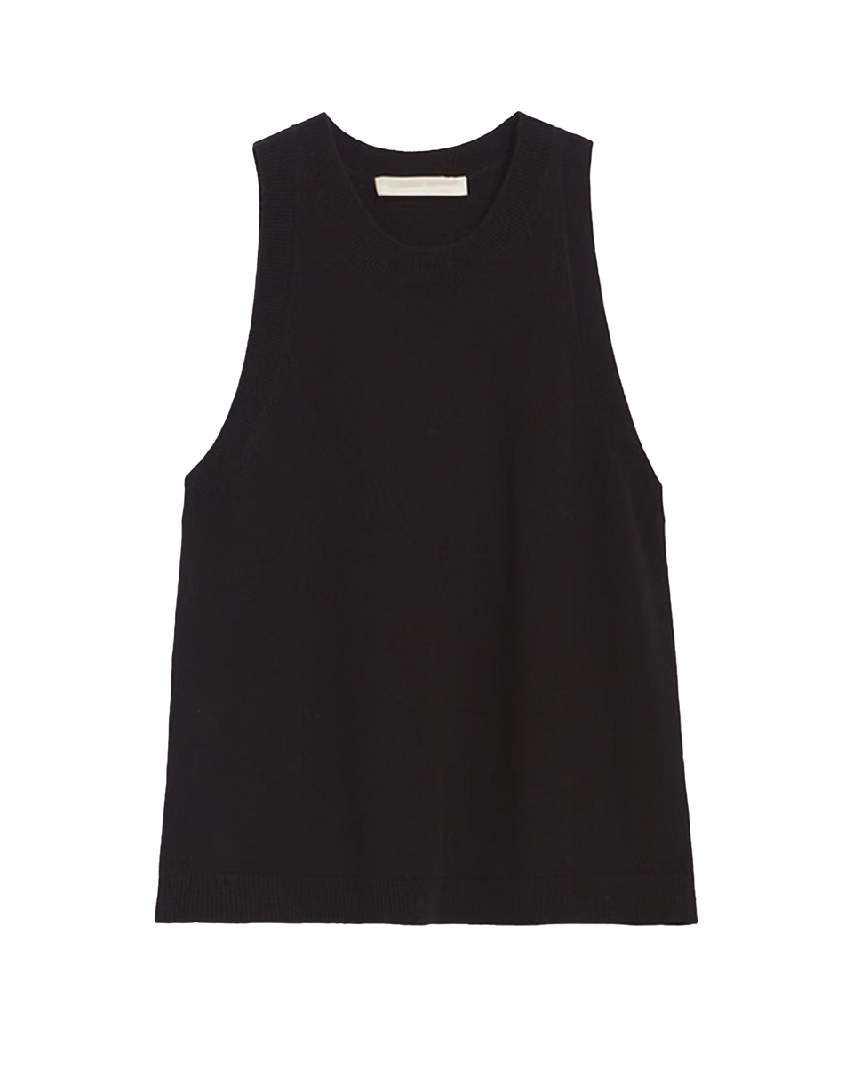 VANESSA BRUNO Canotta Désirée in Lana Merino Noir