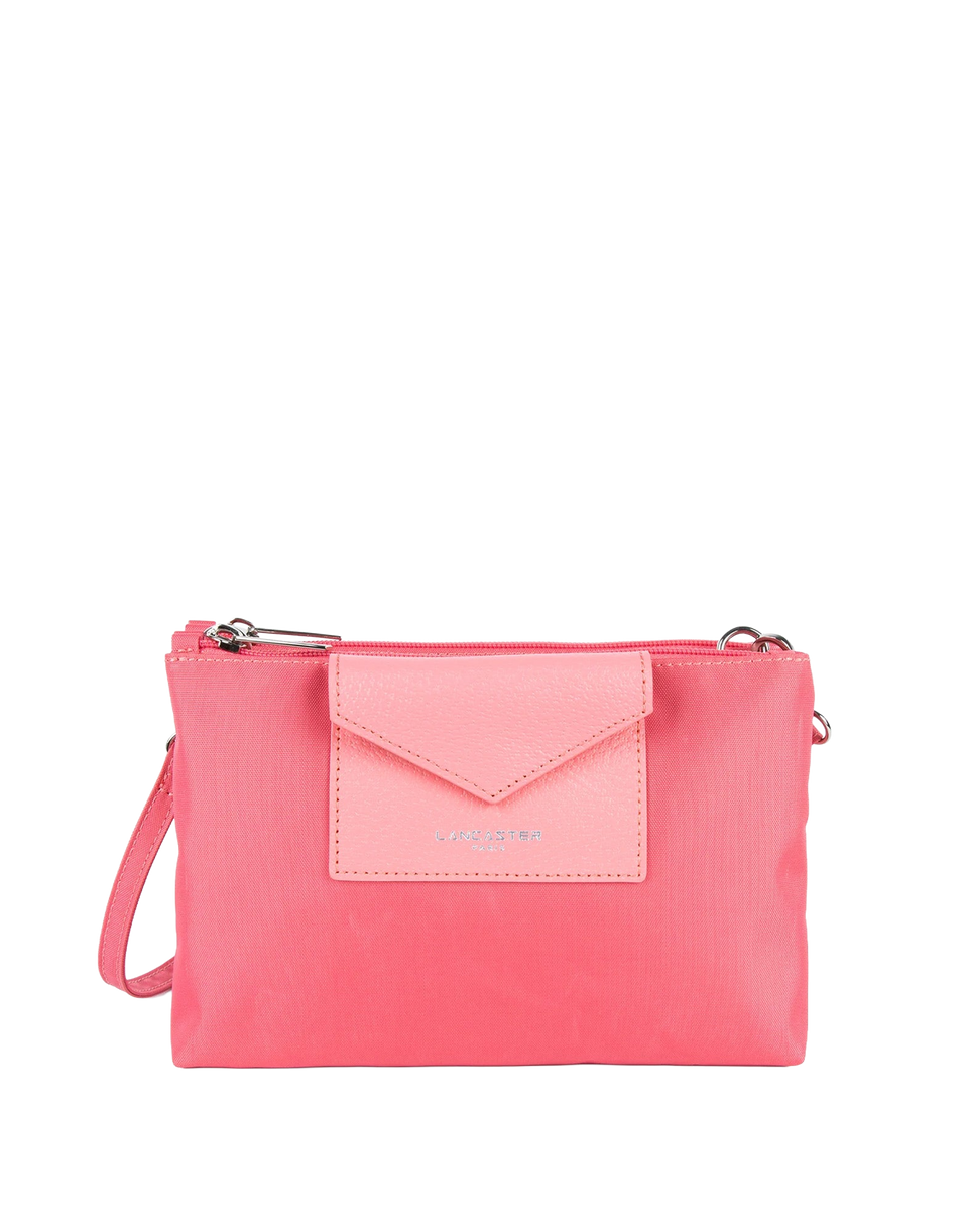 LANCASTER Pochette Double Smart KBA Rose Foncé