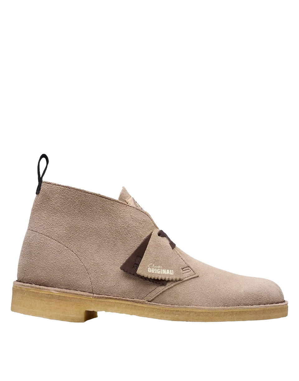 CLARKS Desert Boot in Suede Wolf
