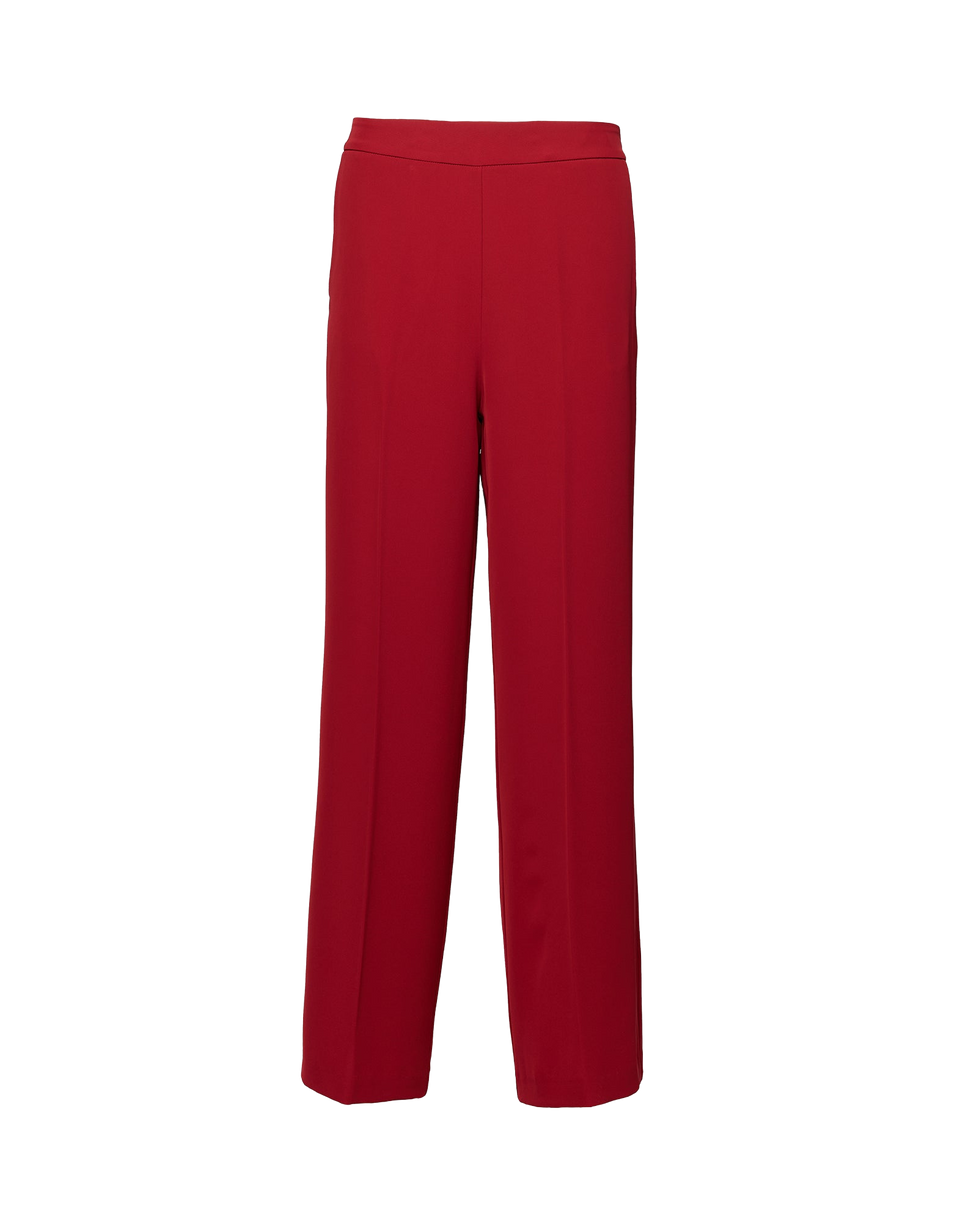 DOUUOD Pantaloni Ampi in Cady Fluido
