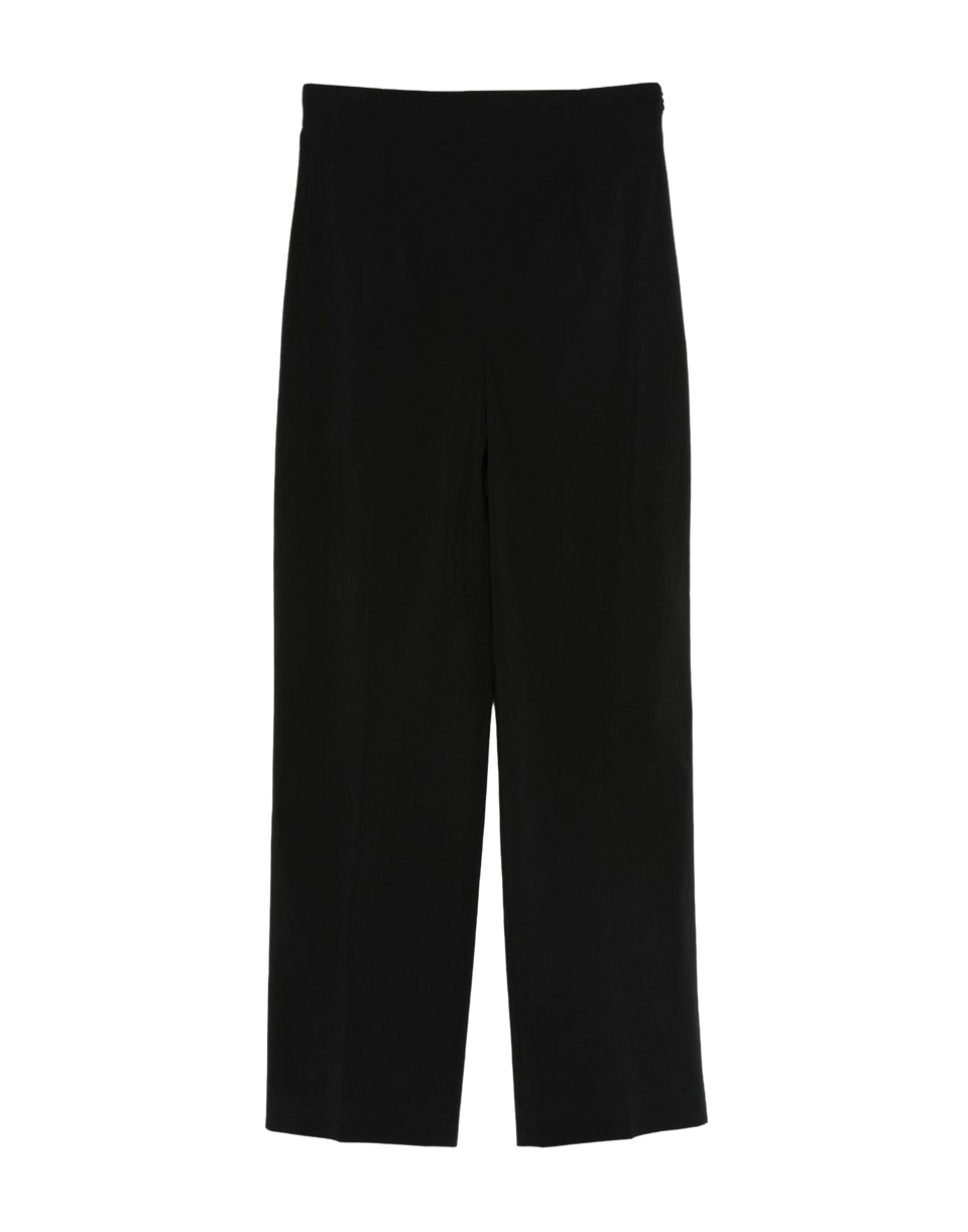 ALBERTA FERRETTI Pantalone Classico in Misto Lana Vergine Nero
