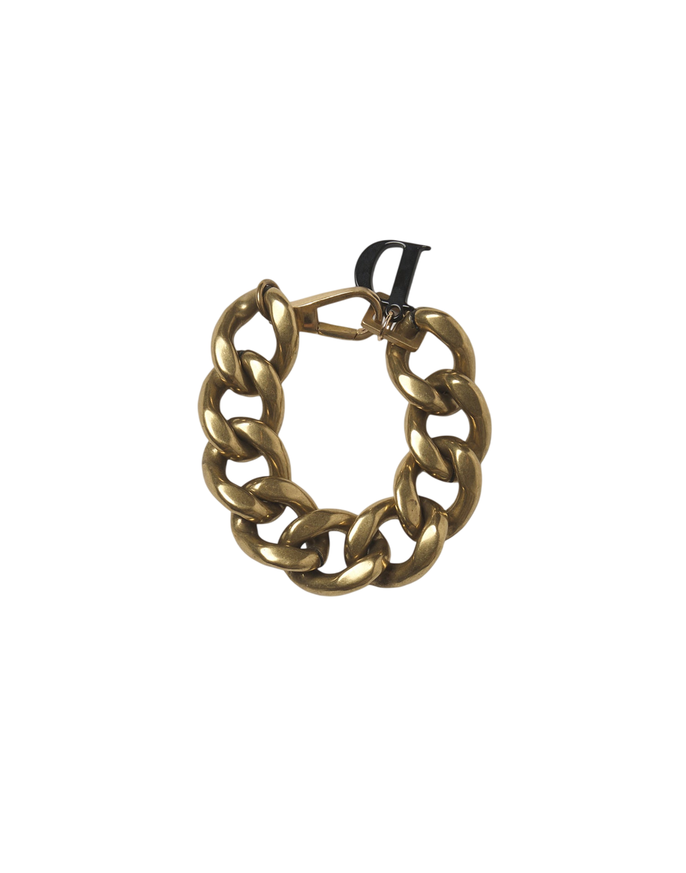 DOUUOD Bracciale Groumette con Lettera D Ottone