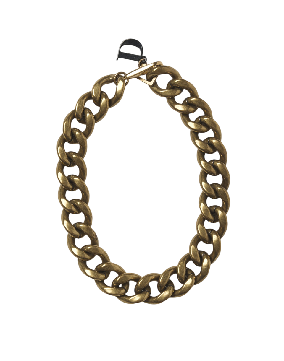DOUUOD Collana Corta Groumette in Ottone