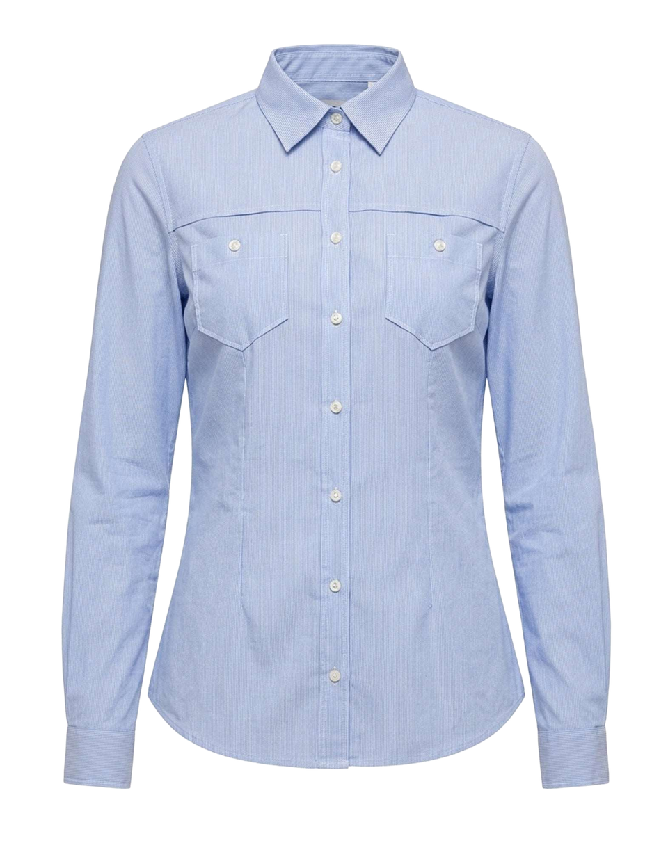 DEPARTMENT FIVE Camicia Slim in Popeline Sky