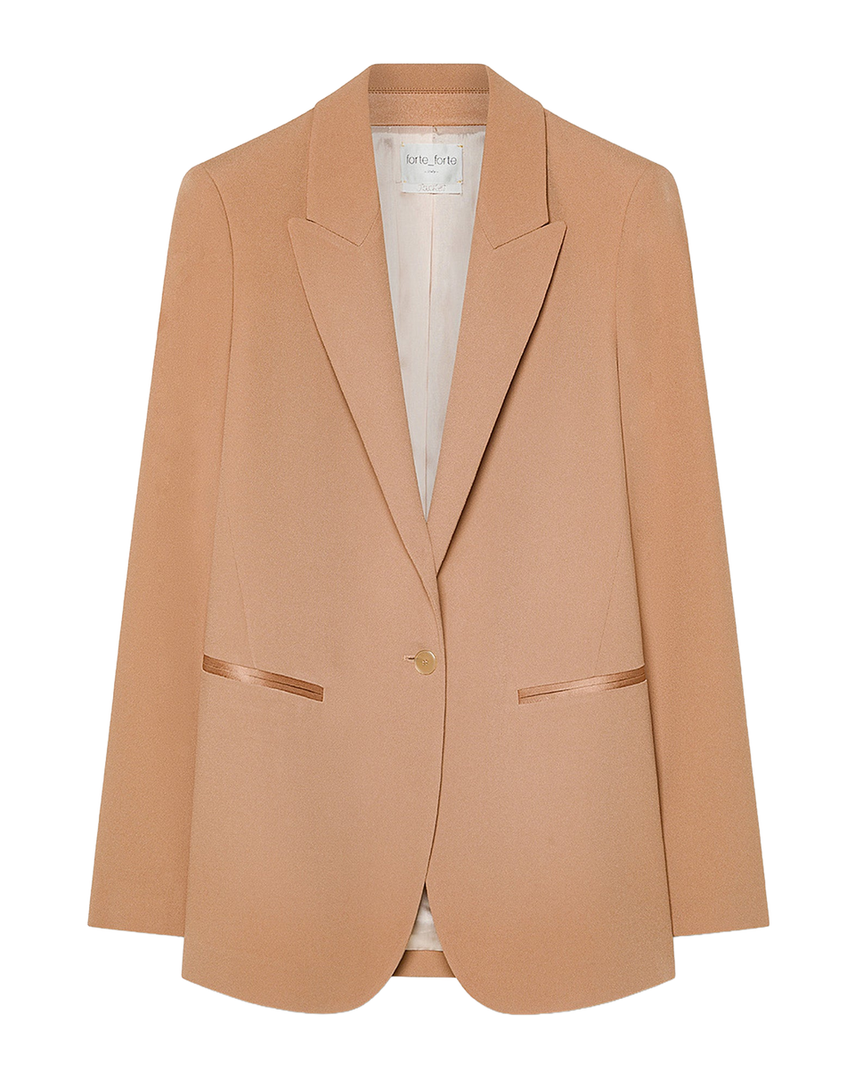 FORTE FORTE Giacca in Satin Envers Opaco The